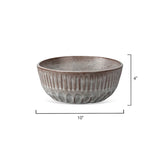 Grey Ceramic Cradle Bowl