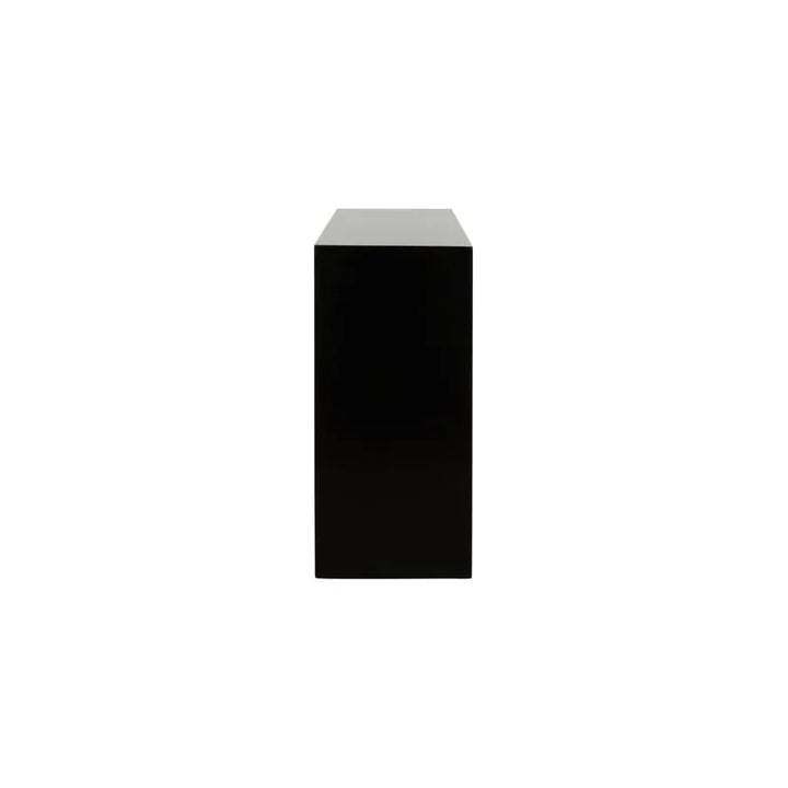Hand Painted Black Sideboard 86 Inch | LOOMLAN