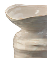 Cream Ceramic Marine Coastal Decor Decorative Small Vase Vases & Jars LOOMLAN By Jamie Young