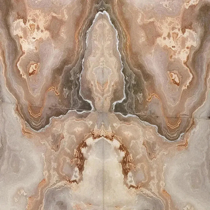 Cream Lacquer Ink Blot Curved Mid Century Side Table - LOOMLAN - Jamie Young - Side Tables