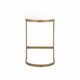Cresta Counter Stool LiveSmart Peyton-Pearl Brushed Gold Counter Stools LOOMLAN By Essentials For Living