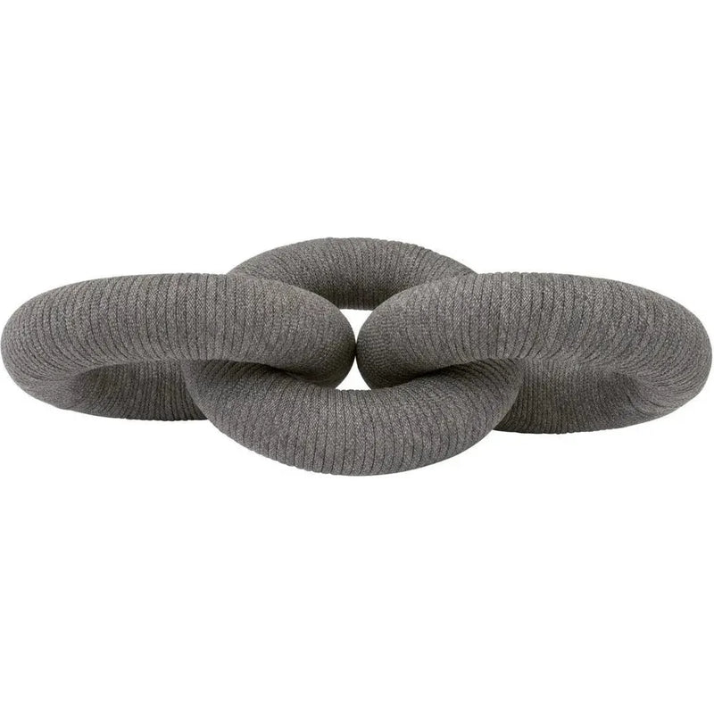 Essentials For Living-Crew Handcrafted Polyolefin Rope Link-Statues & Sculptures-Grey-LOOMLAN