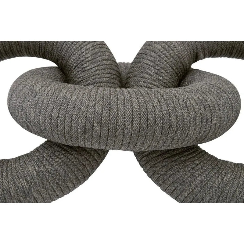 Essentials For Living-Crew Handcrafted Polyolefin Rope Link-Statues & Sculptures-Grey-LOOMLAN