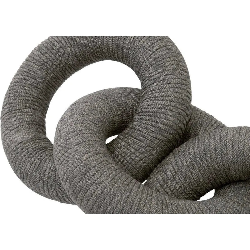 Essentials For Living-Crew Handcrafted Polyolefin Rope Link-Statues & Sculptures-Grey-LOOMLAN