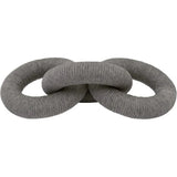 Essentials For Living-Crew Handcrafted Polyolefin Rope Link-Statues & Sculptures-Grey-LOOMLAN