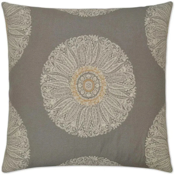 Crillon Grey Throw Pillow With Insert - LOOMLAN - D.V. Kap - Throw Pillows