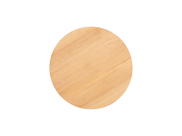 Cross Legs Nesting Teak Patio Side Table - LOOMLAN - HiTeak - Outdoor Side Tables