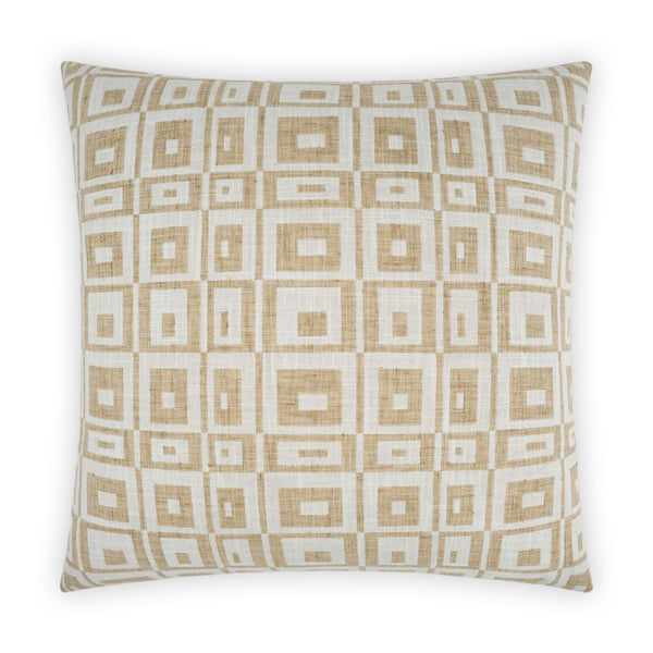 Cubic Pillow - White-Throw Pillows-D.V. KAP-LOOMLAN