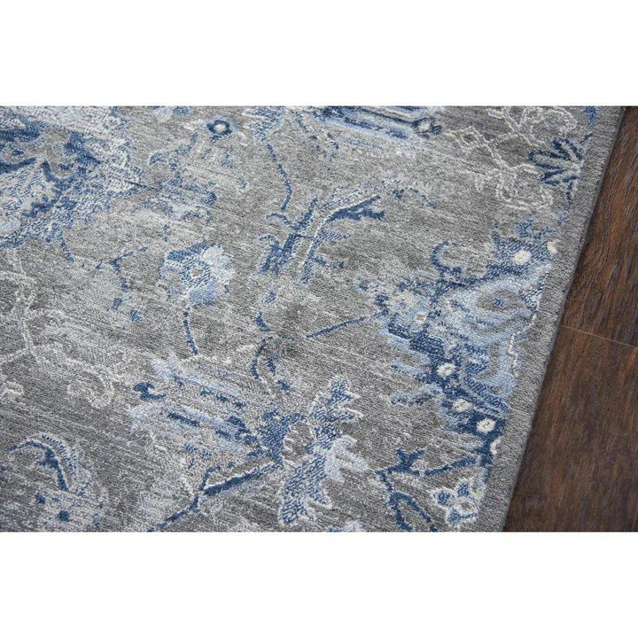 Cuca Floral Gray Large Area Rugs For Living Room - LOOMLAN - LOOMLAN - Area Rugs