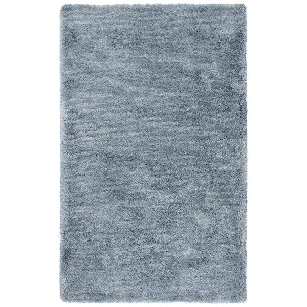 Cues Solid Blue Area Rugs For Living Room - LOOMLAN - LOOMLAN - Area Rugs