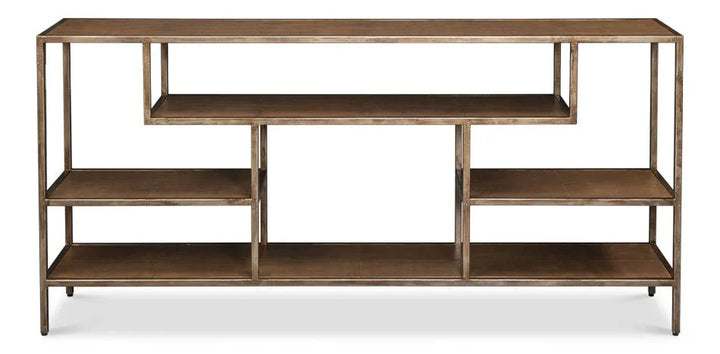 Cullum Irom Framed Rectangular Console Table - LOOMLAN - Sarreid - Console Tables