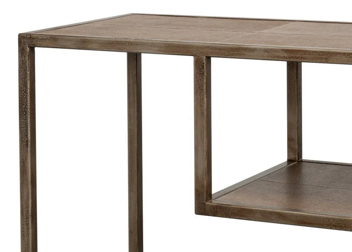 Cullum Irom Framed Rectangular Console Table - LOOMLAN - Sarreid - Console Tables