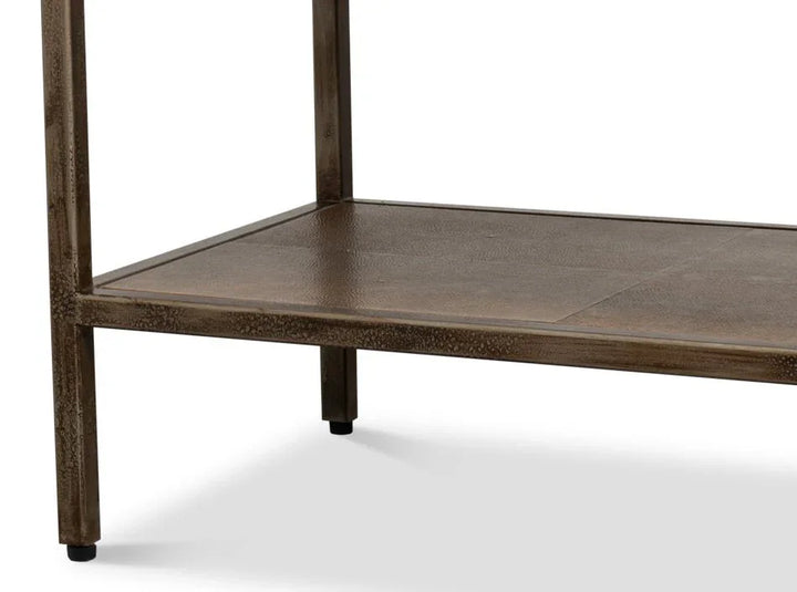 Cullum Irom Framed Rectangular Console Table - LOOMLAN - Sarreid - Console Tables