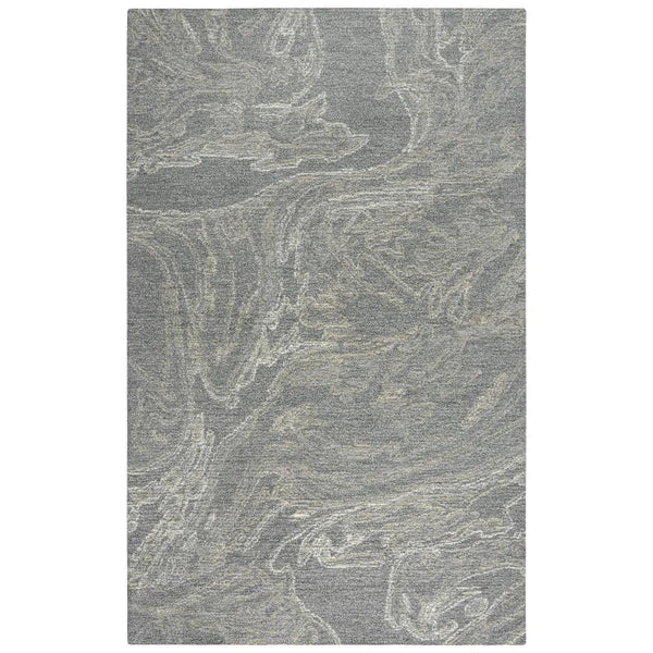 Cumm Abstract Gray Area Rugs For Living Room - LOOMLAN - LOOMLAN - Area Rugs