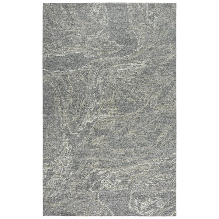 Cumm Abstract Gray Area Rugs For Living Room - LOOMLAN - LOOMLAN - Area Rugs