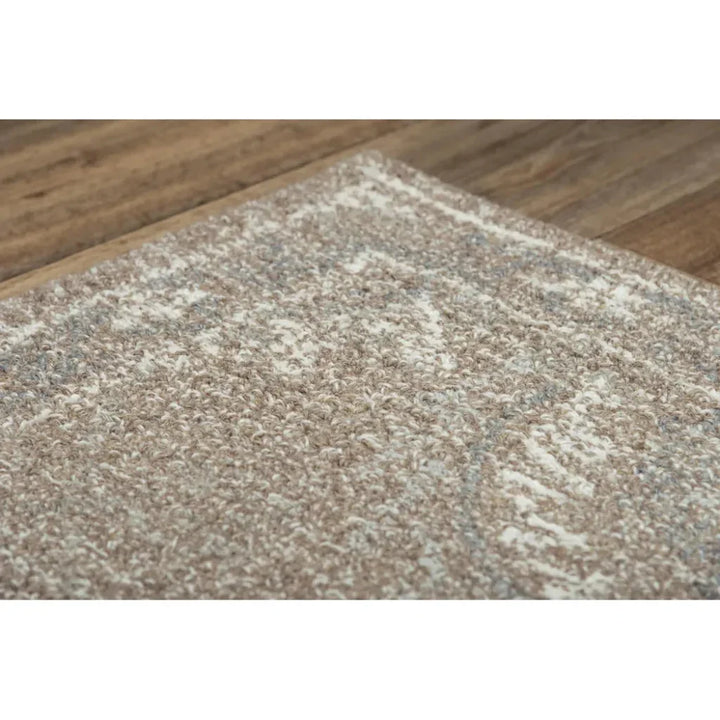 Cung Floral Brown Area Rugs For Living Room - LOOMLAN - LOOMLAN - Area Rugs
