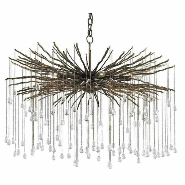 Cupertino Fen Large Chandelier - LOOMLAN - Currey & Co - Chandeliers