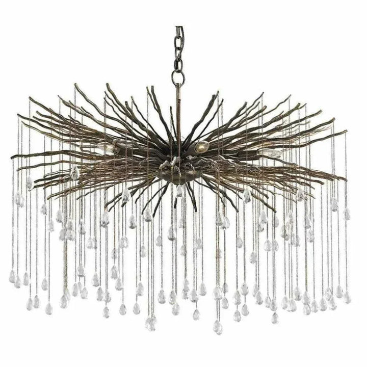 Cupertino Fen Large Chandelier - LOOMLAN - Currey & Co - Chandeliers