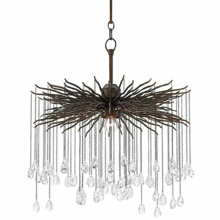 Cupertino Fen Small Chandelier - LOOMLAN - Currey & Co - Chandeliers