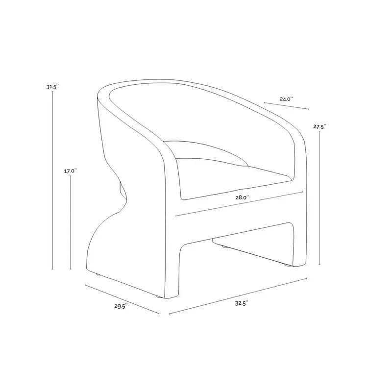 Cura Concrete Black Outdoor Lounge Chair-Outdoor Lounge Chairs-SUNPAN-LOOMLAN