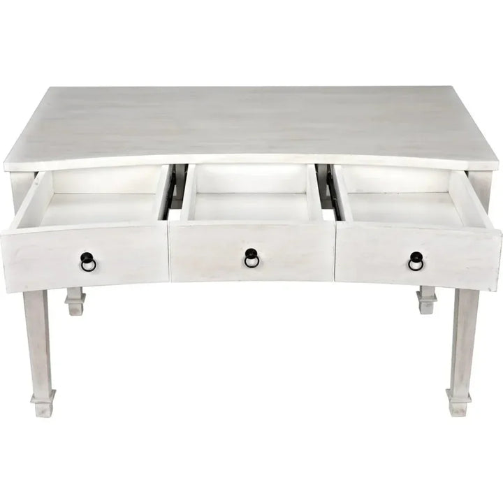 Curba Curved Desk With Drawers-Home Office Desks-Noir-LOOMLAN