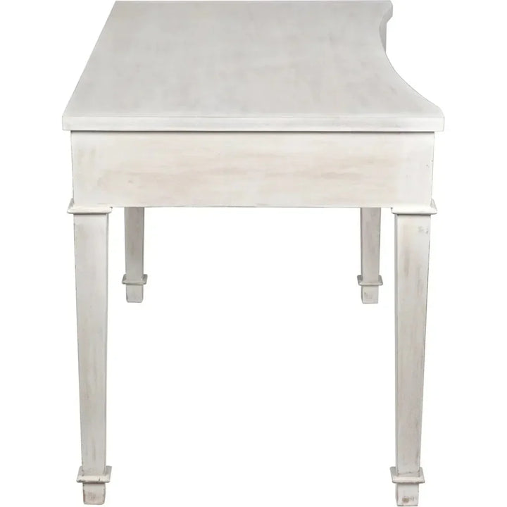 Curba Curved Desk With Drawers-Home Office Desks-Noir-LOOMLAN