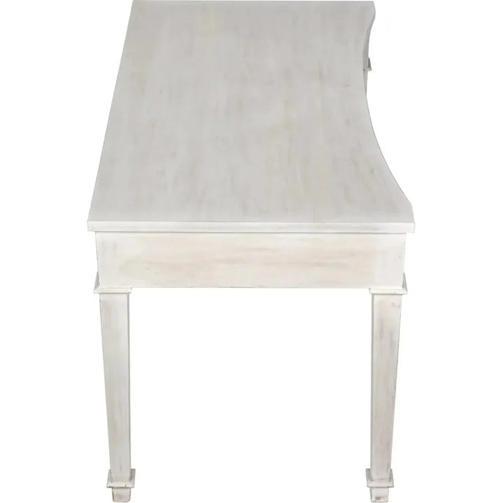 Curba Curved Desk With Drawers-Home Office Desks-Noir-LOOMLAN