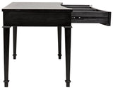Curba Desk, Black Curved Desk With Drawers-Home Office Desks-Noir-LOOMLAN