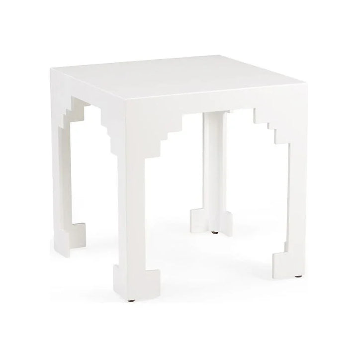 Cut Wooden Square Corner Table - LOOMLAN - Chelsea House - Side Tables
