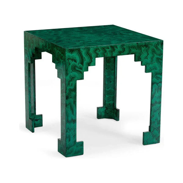 Cut Wooden Square Corner Table - LOOMLAN - Chelsea House - Side Tables