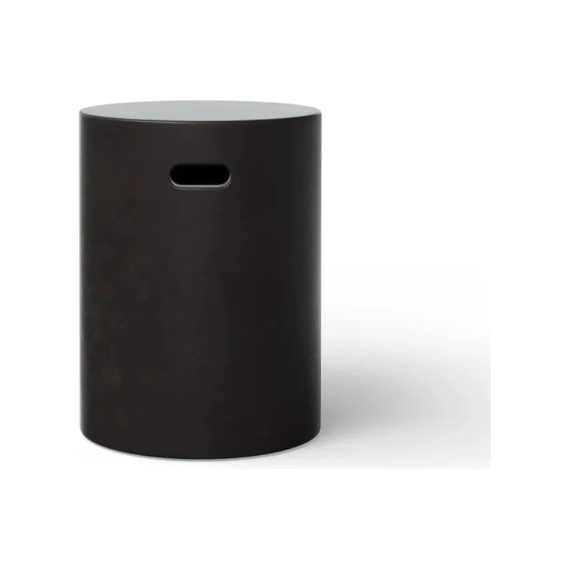 Cylinder Concrete Made Outdoor Stool-Garden Stools-Urbia-LOOMLAN