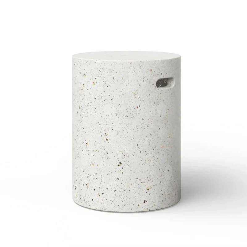 Cylinder Concrete Made Outdoor Stool