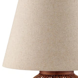 Cyrus Bohemian Bamboo Design Table Lamp-Table Lamps-Currey & Co-LOOMLAN