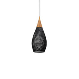 D-Bodhi Horn Rattan Framed Stylish Pendant