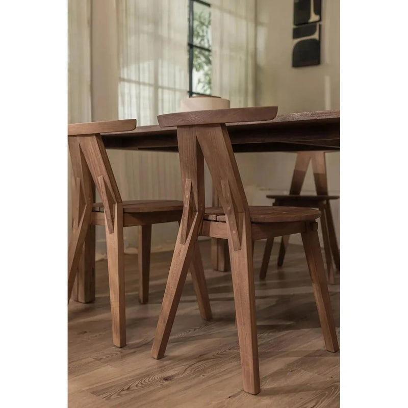 D-Bodhi Artisan Buffalo Wooden Armless Dining Chair