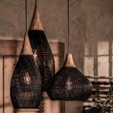 D-Bodhi Horn Rattan Framed Stylish Pendant