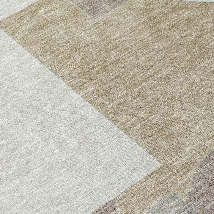 Daeel Brown Washable Indoor - Outdoor Rug - LOOMLAN - LOOMLAN Rugs - Outdoor Rugs