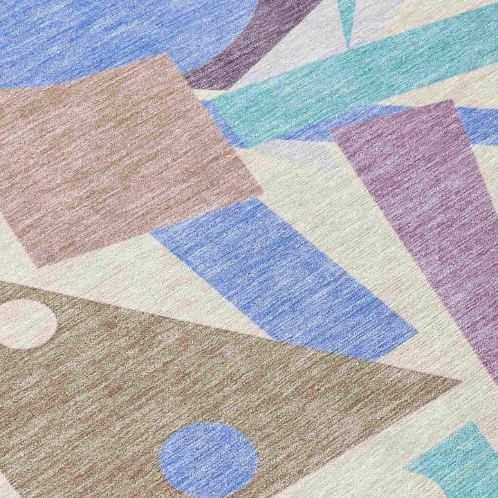 Daeir Brown Washable Indoor - Outdoor Rug - LOOMLAN - LOOMLAN Rugs - Outdoor Rugs
