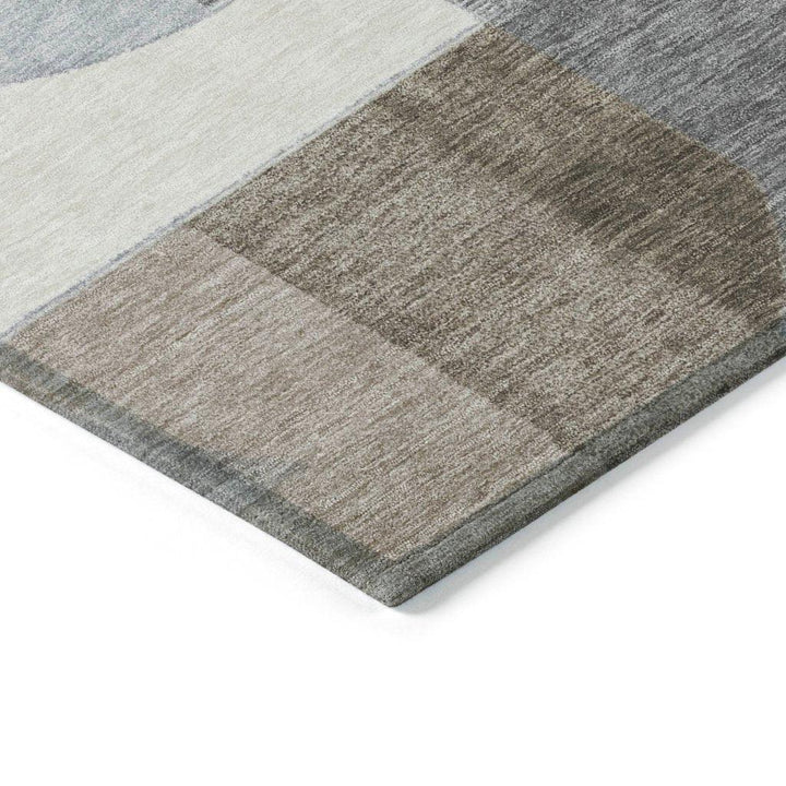 Daeira Brown Washable Indoor - Outdoor Rug - LOOMLAN - LOOMLAN Rugs - Outdoor Rugs