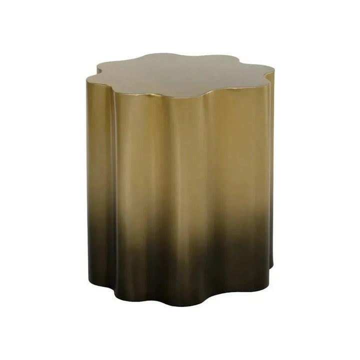 Dahlia Steel Geometric End Table - LOOMLAN - SUNPAN - Side Tables