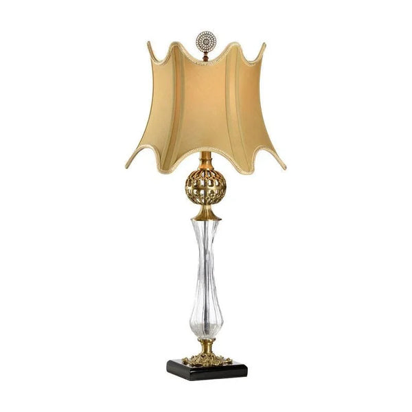 Daines Accent Brass And Glass Design Table Lamp - LOOMLAN - Chelsea House - Table Lamps