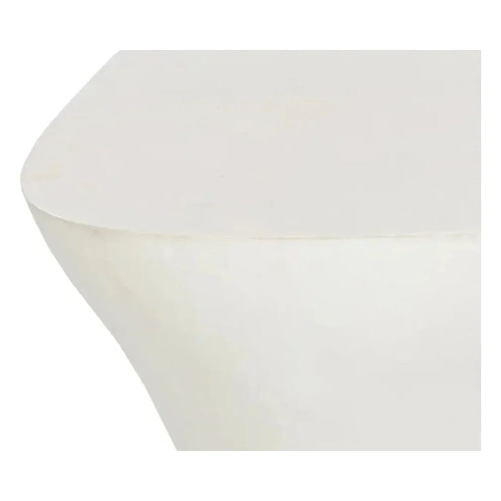 Dali White Outdoor Geometric Coffee Table-Outdoor Coffee Tables-SUNPAN-LOOMLAN