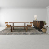 Dallas Wooden Backless Dining Bench-Dining Benches-LH Imports-LOOMLAN