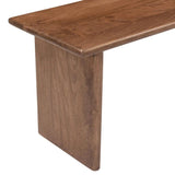 Dallas Wooden Backless Dining Bench-Dining Benches-LH Imports-LOOMLAN