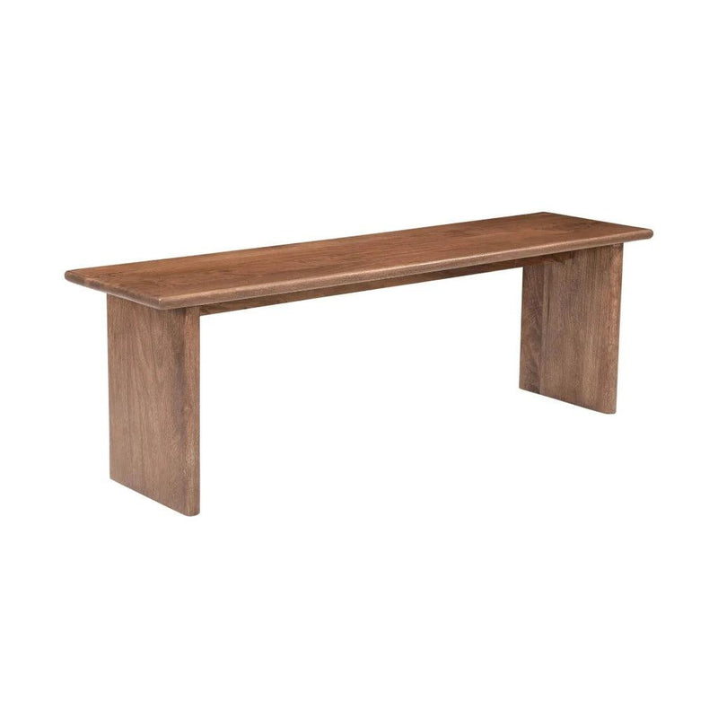 Dallas Wooden Backless Dining Bench-Dining Benches-LH Imports-LOOMLAN