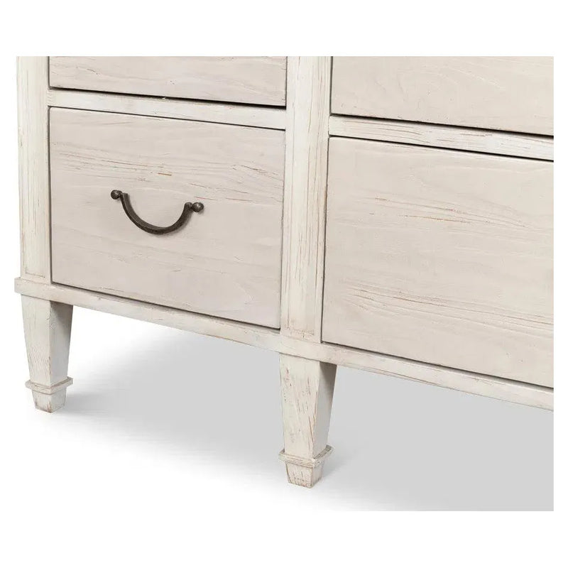 Dalmar Bungalow Two Tone White Dresser