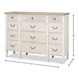 Dalmar Bungalow Two Tone White Dresser