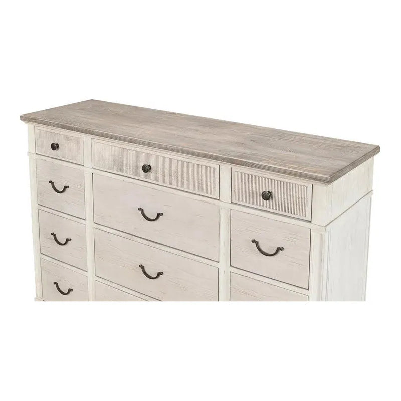 Dalmar Bungalow Two Tone White Dresser