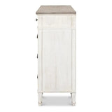 Dalmar Bungalow Two Tone White Dresser