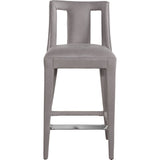 Dalton Leather Luxurious Design Barstool-Bar Stools-Olivia + Quinn-LOOMLAN